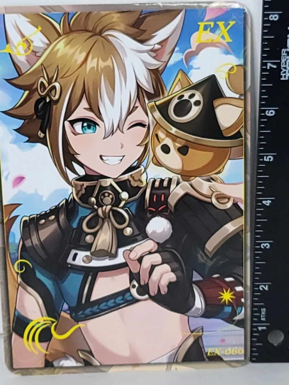Gorou Genshin Double Sided Husbando Card Anime Wall Art Oversized Board A5